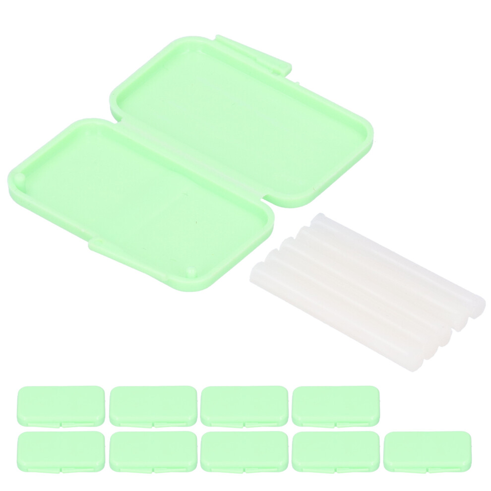 Green Dental Care: 10Pcs Apple Orthodontic Wax For Brace Users