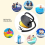 Multifunction Air Pump Inflatable Boat Foot High P 6