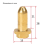 Brass Nozzle Tip for K1 K2 K3 K4 K5 K6 K7Pressure 8