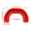 Front Tow Hooks Covers for RAM 2500/3500 2019-2025 3