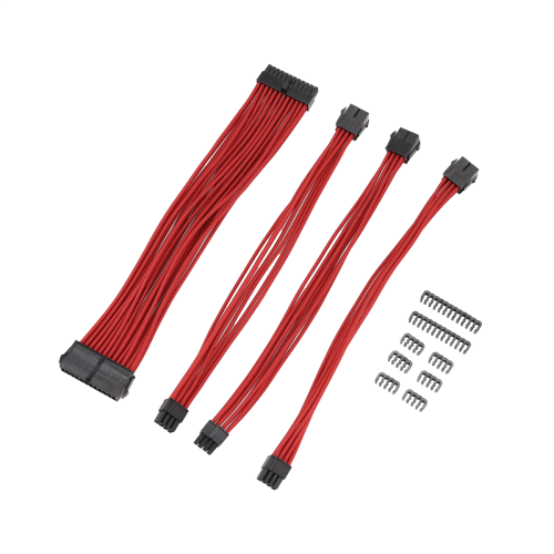 9-Inch Braided Extension Cable Kit Basic for PC Ca 2
