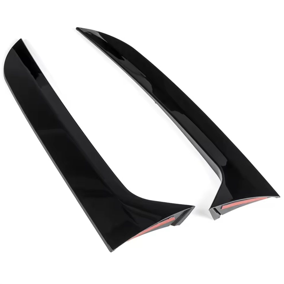 For Mk1 Glossy Car Rear Window Side Spoiler Black 4852773354332