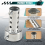 Silver Motorcycle Exhaust Can Muffler Insert Baffl 6
