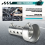 Silver Motorcycle Exhaust Can Muffler Insert Baffl 8