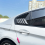 Car Rear Triangular Window Louvers Shutters Blinds 5