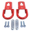 2PCS Front Towing Hook Red New for 2015-2019 FL3Z1 2