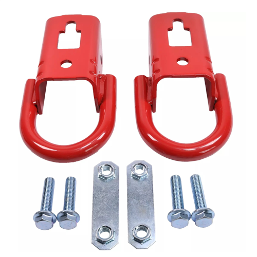 2PCS Front Towing Hook Red New for 2015-2019 FL3Z1 1