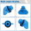 10 Pcs Exhaust Manifold Water Drain Plug for 22-80 8
