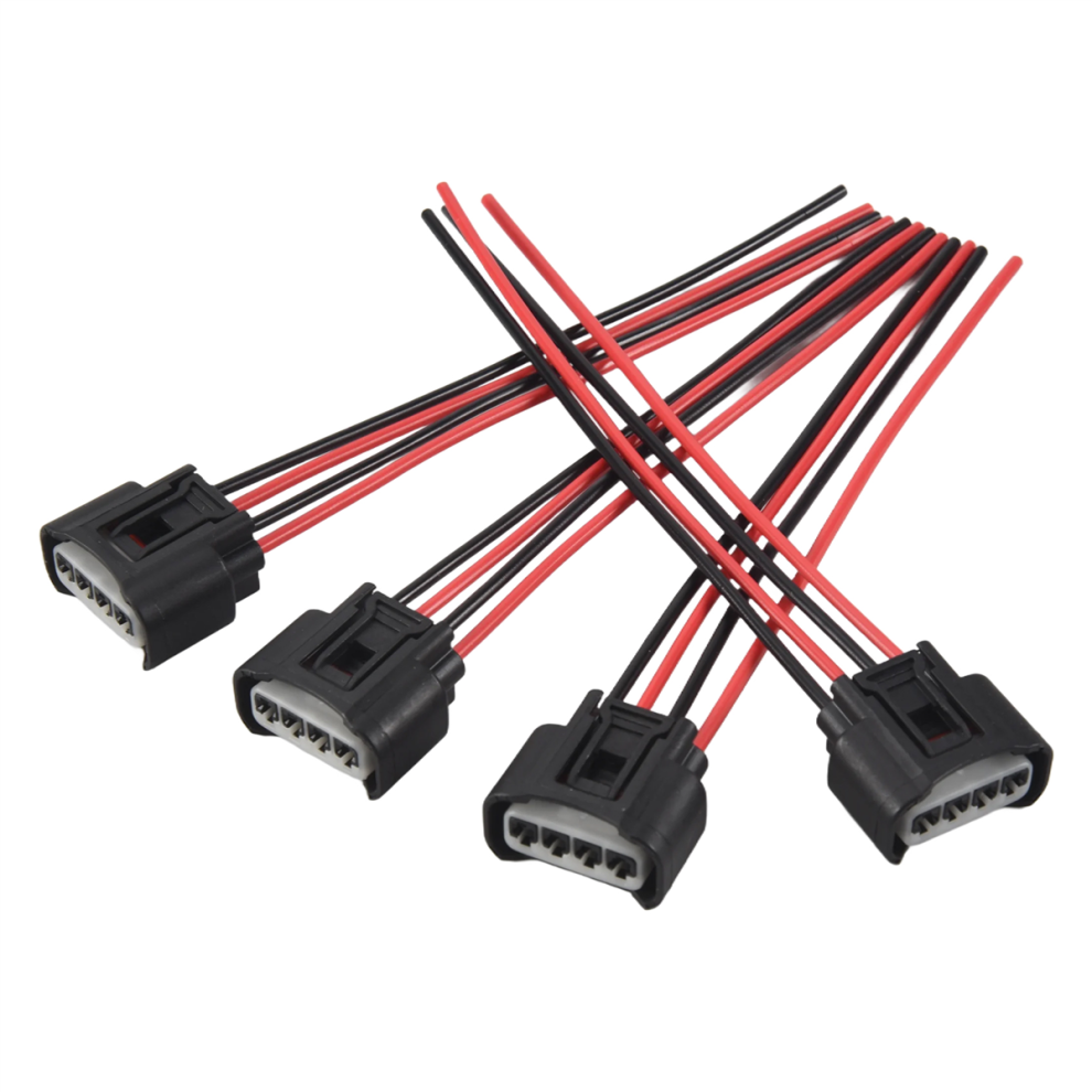 4Pcs Ignition Coil Female Connector Plug Harness P 4852773368759