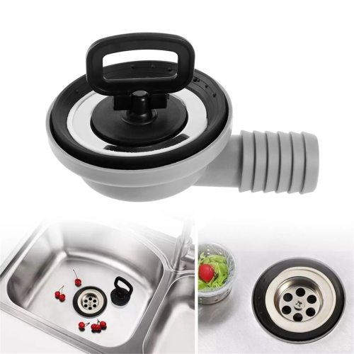56mm 2.2 Inch Sink Waste Drain Plug Hole Angle Fit 2