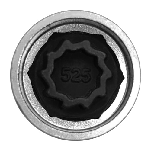525 Clé antivol pour écrous de roue 3,7x2,8x2,8cm Argent 2