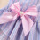 Robe rayée pour animal XL bleu clair - polyester 7