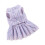 Robe rayée pour animal XL bleu clair - polyester 11