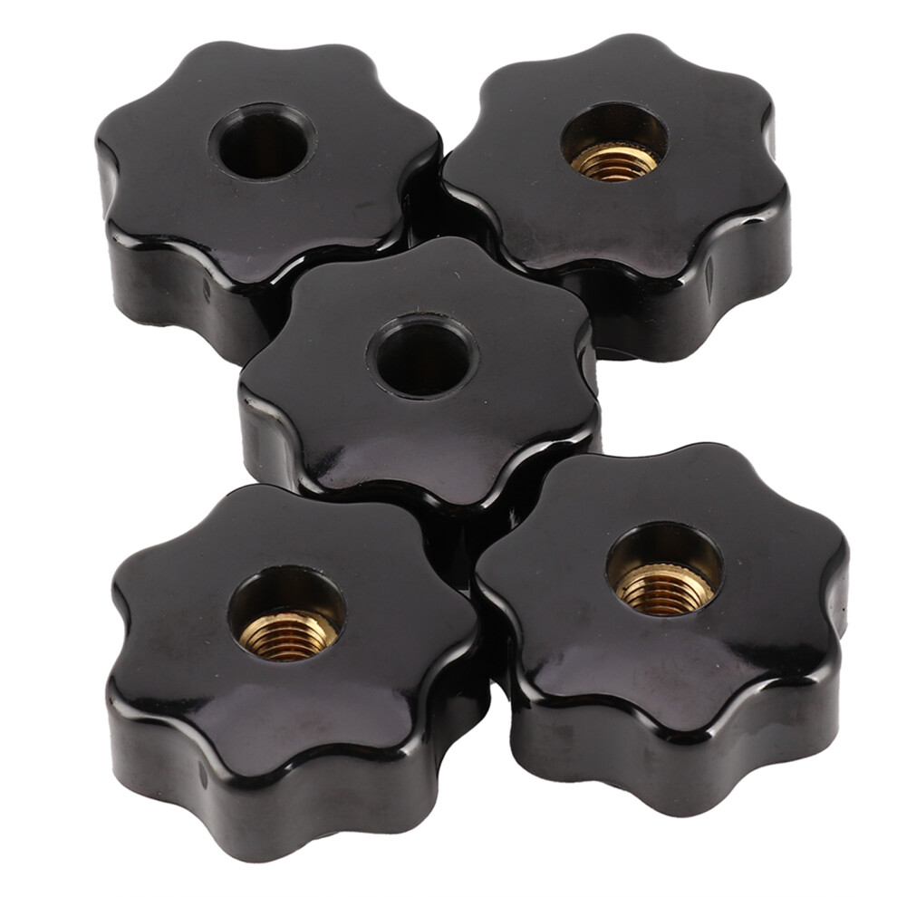 5Pcs Female Thread Clamping Knob 12Mm Brass Core Industrial Equipment 8151333525486