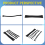 9-Inch Braided Extension Cable Kit Basic for PC Ca 10