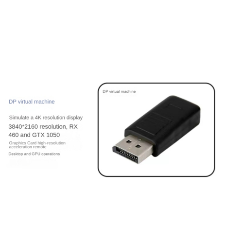 5Pcs 4K Displayport Dummy Plug DP Virtual Display 2