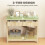 Homcom HOMCOM Modern Console Table with Fluted Panel Drawers, Narrow Hallway Table 4