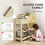 Homcom HOMCOM Modern Console Table with Fluted Panel Drawers, Narrow Hallway Table 6