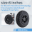 Rear Wheel 8 Inch 200X50 Pneumatic Tires for Elect 5