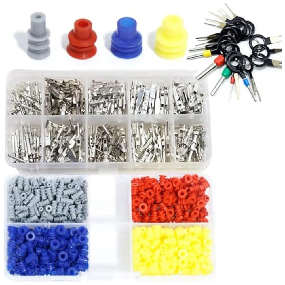 600Pcs 1.0/1.5/3.5Mm Car Electrical Terminal Conne 4853835433774