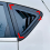 Car Rear Window Louvers Shutters Blinds Cover Trim 6