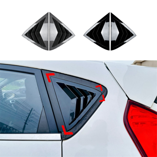 Car Rear Window Louvers Shutters Blinds Cover Trim 2