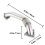 Passenger Side Bolt on Up-Pipe Exhaust Pipe / Mani 10