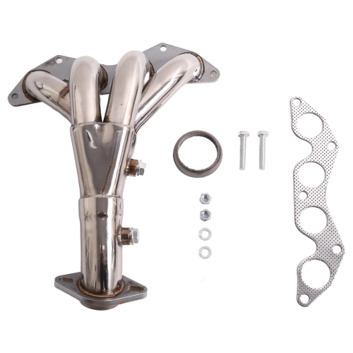 Stainless Race Manifold Header Exhaust with Gasket 1