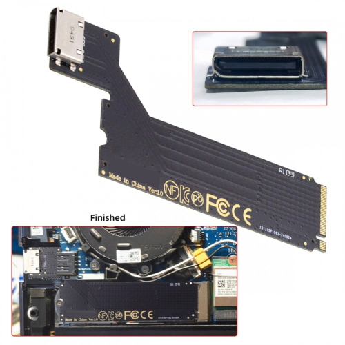 PCI-E4.0 M.2 M-key to Oculink SFF-8611 SFF-8612 Ho 2