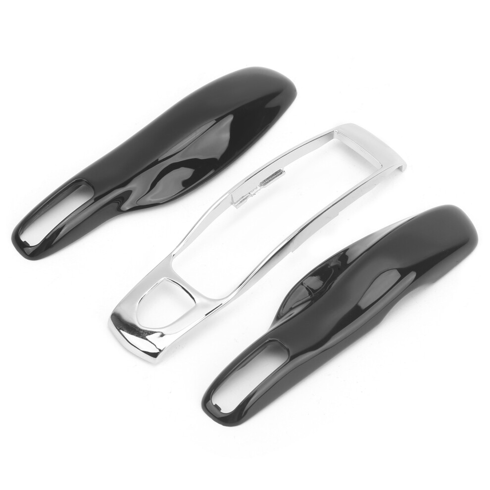 89. - Remote Key Fob Case For 911/Panamera Macan Boxster Black/Silver 8741333528138