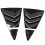 For 2020-2023 Car Rear Side Vent Quarter Window Lo 1
