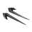 Carbon Fiber Car Side Wing Air Flow Cover Trim for 7