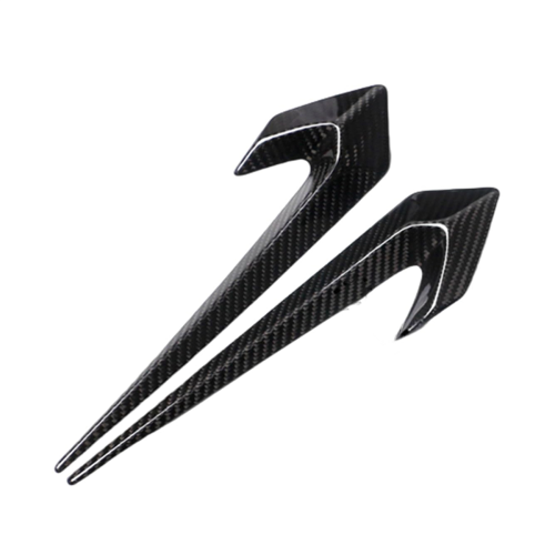 Carbon Fiber Car Side Wing Air Flow Cover Trim for 2
