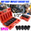 12 Point Axle Hub Nut Deep Impact Socket Set 1/2in 11
