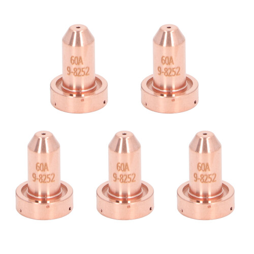 Plasma Cutter Nozzle Tips Brass 9-8252 5 Pcs Replacement for SL60 SL100 Torch 1
