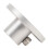 Accouplement d'arbre à bride 10 mm en aluminium argenté 14041 13