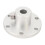 Accouplement d'arbre à bride 10 mm en aluminium argenté 14041 15