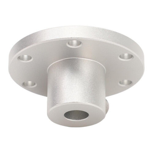 Accouplement d'arbre à bride 10 mm en aluminium argenté 14041