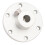 Accouplement d'arbre à bride 10 mm en aluminium argenté 14041 16