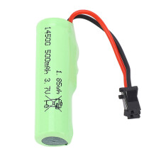 3.7V 500mAh Lithiumbatterie mit langer Lebensdauer, RC-Car-Spielzeugbatterie, Zubehör für ferngesteuerte Autos
