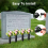 20 Pack Cemetery Vases with Spikes,Plastic Vases f 6