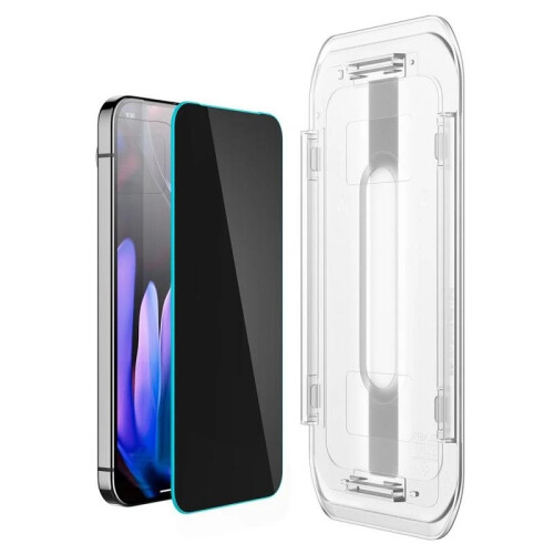 Spigen Glas.Tr Ez Fit Privacy HD, 2-pack skärmskydd för Google Pixel 9 / 9 Pro 2