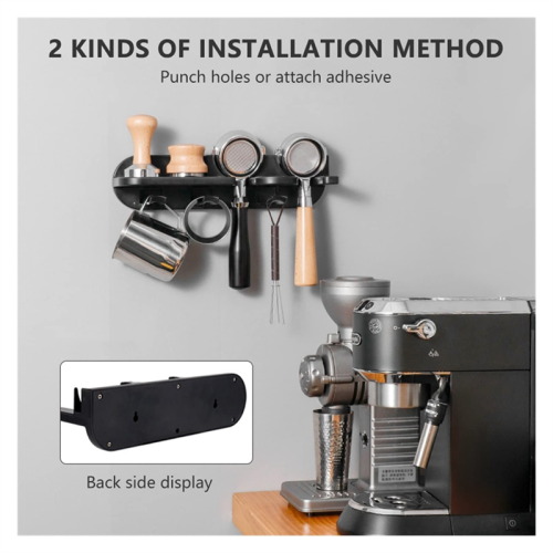 58mm Coffee Set Portafilter Storage Wall Rack Self 2