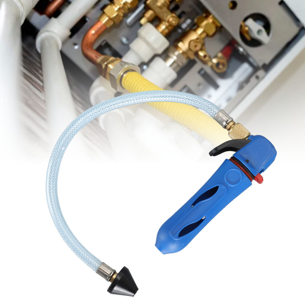 Heavy-Duty Drain Gun With Co2 Cartridge For Ac Condensate Line Cleaning Blue 4301333537239