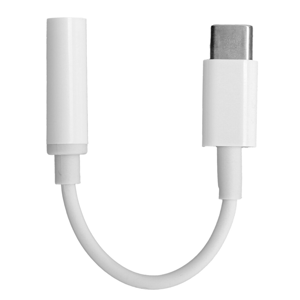 Type-C To 3.5Mm Headphone Adapter For Huawei P20 Xiaomi Mix2 White 8401333537461