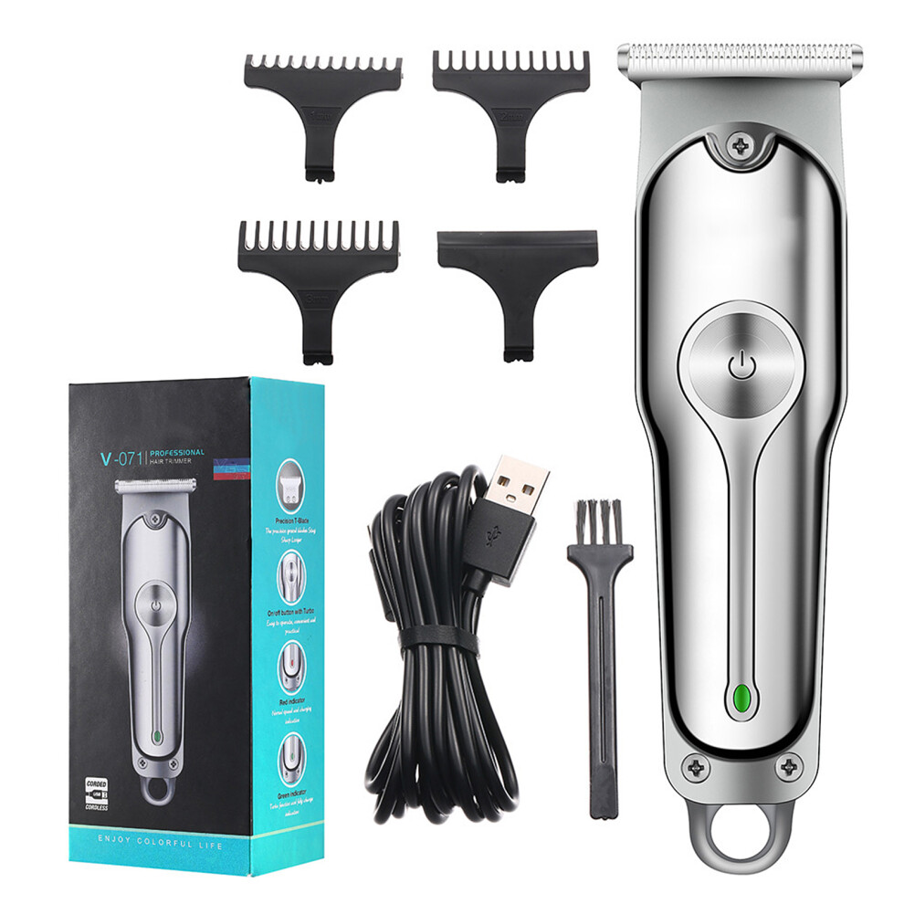 Silver V-071 Electric Hair Trimmer 600Mah Battery, 14X4x3.5cm