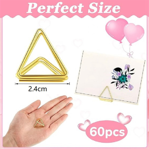 60 Pieces Place Card Holder Wedding Table Number T 2