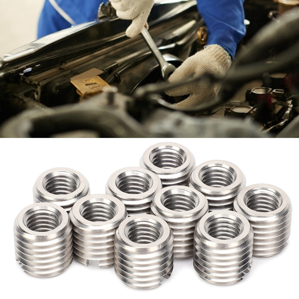 10Pcs Stainless Steel Thread Inserts for Fastener Repair Male Female Nuts-image-OPC-PJCF76W-NEW