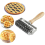 Edelstahl Teig Gitter Top Cookie Pie Pizza Brot Gebäck Kruste Roller Cutter 2
