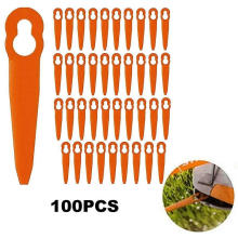 100Pcs Kompatibel mit STIHL Polycut 2-2 ABS Schneiden Klingen Rasenmäher Ersatz Teile